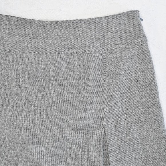 Geoffrey Beene Stretch Tweed Pleated ALine Skirt 8 - Picture 2 of 10